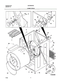 03 - Cabinet / Drum parts for Frigidaire Dryer GSER642AS3 from AppliancePartsPros.com
