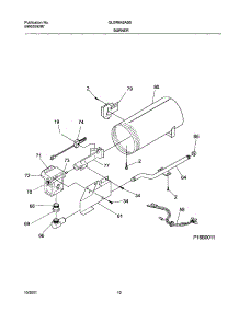 11 - Burner,Valve parts for Frigidaire Dryer GLGR642AS0 from AppliancePartsPros.com
