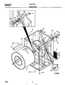 02 - Cabinet / Drum parts for Frigidaire Dryer FSG747GCS0 from AppliancePartsPros.com