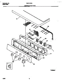 04 - Controls / Top Panel parts for Frigidaire Dryer FSG747GCS0 from AppliancePartsPros.com