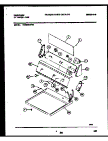 04 - Console And Control Parts parts for Frigidaire Dryer FDG546DBD0 from AppliancePartsPros.com