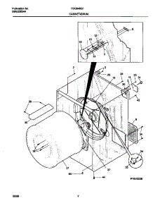 02 - P16v0036 Dry Cab,Heater parts for Frigidaire Dryer FDG648GFS1 from AppliancePartsPros.com