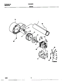 05 - Motor parts for Frigidaire Dryer FDG546NBS2 from AppliancePartsPros.com