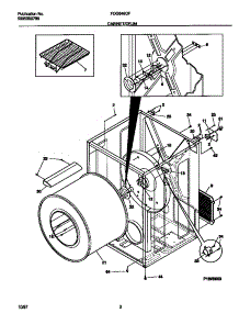 02 - Cabinet / Drum parts for Frigidaire Dryer FDG848GFS0 from AppliancePartsPros.com