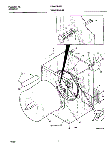 02 - P16v0036 Dry Cab,Heater parts for Frigidaire Dryer FDGB23RGS1 from AppliancePartsPros.com