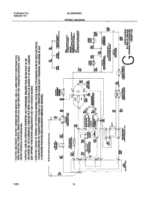 12 - Wiring Diagram parts for Frigidaire Dryer GLGR642AS3 from AppliancePartsPros.com