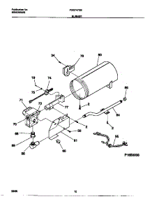 06 - Burner parts for Frigidaire Dryer FDG747GES0 from AppliancePartsPros.com