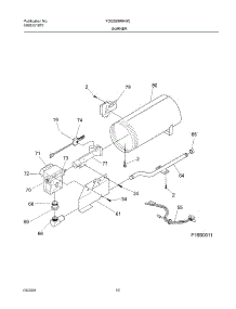 11 - Burner,Valve parts for Frigidaire Dryer FDGS69RHW0 from AppliancePartsPros.com
