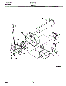 05 - Motor parts for Frigidaire Dryer FSG747GES1 from AppliancePartsPros.com