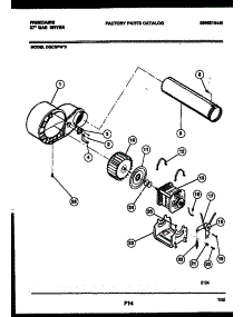 05 - Blower And Drive Parts parts for Frigidaire Dryer DGCSFL3 from AppliancePartsPros.com