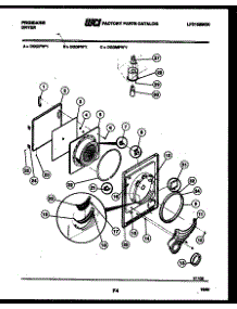 03 - Door Parts parts for Frigidaire Dryer DGDMFL1 from AppliancePartsPros.com