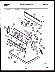 04 - Console And Control Parts parts for Frigidaire Dryer DGDMFW3 from AppliancePartsPros.com