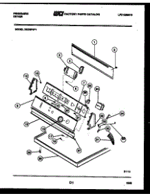 04 - Console And Control Parts parts for Frigidaire Dryer DGCSFW1 from AppliancePartsPros.com