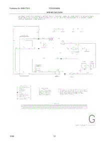 12 - Wiring Diagram parts for Frigidaire Dryer FCGD3000ES0 from AppliancePartsPros.com