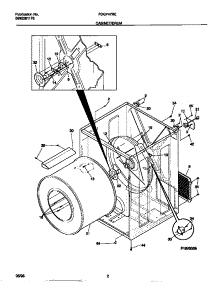 02 - Cabinet / Drum parts for Frigidaire Dryer FDG747RES0 from AppliancePartsPros.com