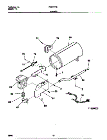 06 - Burner parts for Frigidaire Dryer FDG747RES0 from AppliancePartsPros.com