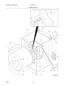 03 - Cabinet / Drum parts for Frigidaire Dryer FGR641FS1 from AppliancePartsPros.com