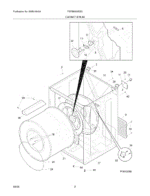 03 - Cabinet / Drum parts for Frigidaire Dryer FGRB6600ES0 from AppliancePartsPros.com