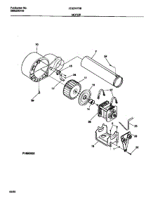 05 - Motor parts for Frigidaire Dryer FDG747RBT1 from AppliancePartsPros.com
