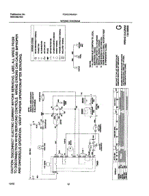 12 - Wiring Diagram parts for Frigidaire Dryer FGR331KAS1 from AppliancePartsPros.com