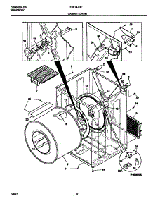 02 - Cabinet / Drum parts for Frigidaire Dryer FSE747GES1 from AppliancePartsPros.com