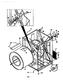Cabinet / Drum parts for Frigidaire Dryer FSG747GC from AppliancePartsPros.com