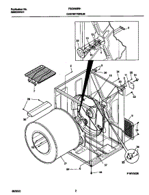 02 - Dry Cab,Heater parts for Frigidaire Dryer FSG848RHS0 from AppliancePartsPros.com
