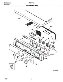 04 - Controls / Top Panel parts for Frigidaire Dryer FSE747GES1 from AppliancePartsPros.com