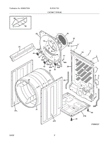 03 - Cabinet / Drum parts for Frigidaire Dryer GLEQ2170KS0 from AppliancePartsPros.com