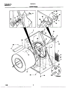 02 - Cabinet / Drum parts for Frigidaire Dryer FDE7971EW0 from AppliancePartsPros.com