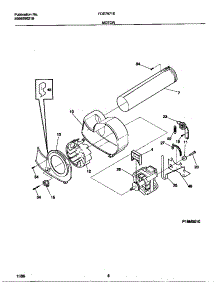 05 - Motor parts for Frigidaire Dryer FDE7971EW0 from AppliancePartsPros.com