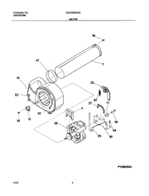 09 - Motor parts for Frigidaire Dryer GLGQ332AS2 from AppliancePartsPros.com