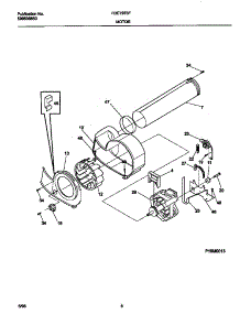 05 - Motor parts for Frigidaire Dryer FDE7976FS0 from AppliancePartsPros.com