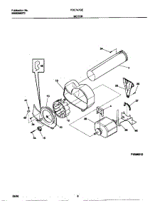 05 - Motor parts for Frigidaire Dryer FDE747GES0 from AppliancePartsPros.com