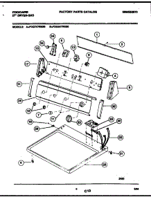 04 - Console And Control Parts parts for Frigidaire Dryer FDG747RBS0 from AppliancePartsPros.com