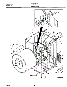 02 - P16v0036 Dry Cab,Heater parts for Frigidaire Dryer FDG558GHS0 from AppliancePartsPros.com