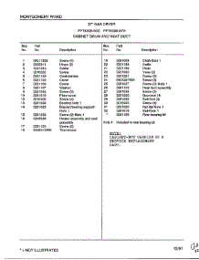 Gas Dryer-Cabinet Drum And Heat Duct Page 2 parts for Frigidaire Dryer 8308-87D from AppliancePartsPros.com