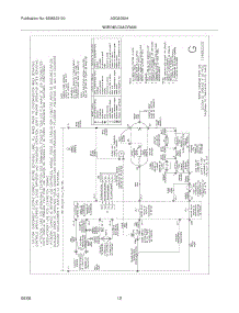 12 - Wiring Diagram parts for Frigidaire Dryer AGQ6400HE0 from AppliancePartsPros.com