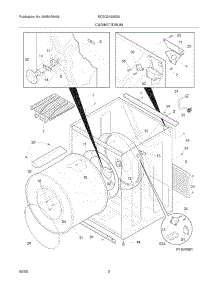 03 - Cabinet / Drum parts for Frigidaire Dryer BCEQ2152ES0 from AppliancePartsPros.com