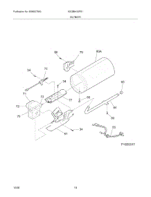 11 - Burner parts for Frigidaire Dryer AGQB6400FS1 from AppliancePartsPros.com