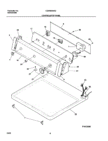 07 - Controls parts for Frigidaire Dryer CGR3600AS2 from AppliancePartsPros.com