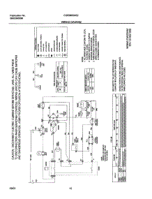 12 - Wiring Diagram parts for Frigidaire Dryer CGR3600AS2 from AppliancePartsPros.com