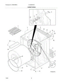 03 - Cabinet / Drum parts for Frigidaire Dryer GLGQ942CS0 from AppliancePartsPros.com