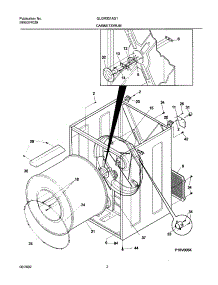 03 - Dry Cab,Heater parts for Frigidaire Dryer GLGR331AS1 from AppliancePartsPros.com