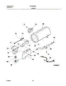 11 - Burner,Valve parts for Frigidaire Dryer GLGQ332AS1 from AppliancePartsPros.com