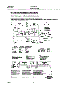 12 - 134064000 Wiring Diagram parts for Frigidaire Dryer GLGQ332AS1 from AppliancePartsPros.com