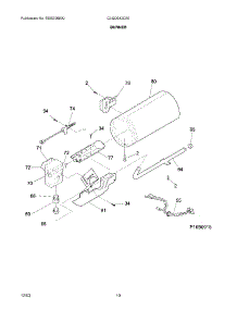 11 - Burner parts for Frigidaire Dryer GLGQ942CS0 from AppliancePartsPros.com