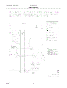 12 - Wiring Diagram parts for Frigidaire Dryer GLGQ942CS0 from AppliancePartsPros.com