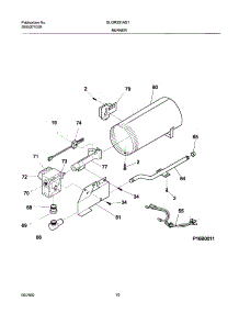 11 - Burner,Valve parts for Frigidaire Dryer GLGR331AS1 from AppliancePartsPros.com