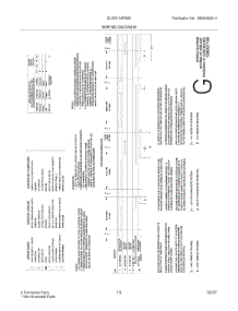 13 - Wiring Diagram parts for Frigidaire Dryer GLGR104FSS0 from AppliancePartsPros.com